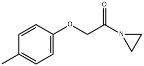 1-aziridin-1-yl-2-(4-methylphenoxy)ethanone Struktur