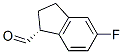 1H-Indene-1-carboxaldehyde,5-fluoro-2,3-dihydro-,(1R)-(9CI) Struktur