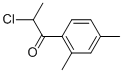 1-Propanone, 2-chloro-1-(2,4-dimethylphenyl)- (9CI) Struktur