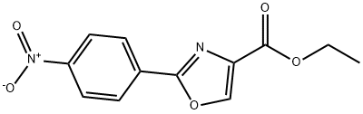 2-(4-NITRO-PHENYL)-OXAZOLE-4-CARBOXYLIC ACID ETHYL ESTER Struktur