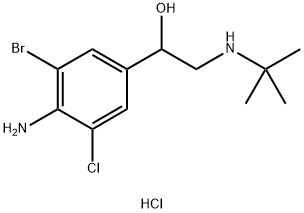 BROMOCHLOROBUTEROL HYDROCHLORIDE Struktur