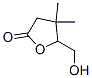 dihydro-5-(hydroxymethyl)-4,4-dimethylfuran-2(3H)-one Struktur