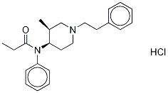 cis-Mefentanyl Hydrochloride Salt Struktur