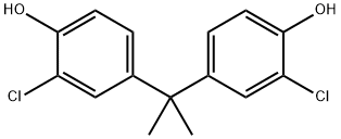 4,4'-isopropylidenebis[o-chlorophenol]  Struktur