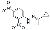 1-[1-[2-(2,4-Dinitrophenyl)hydrazono]ethyl]cyclopropane Struktur