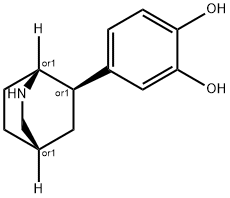 1,2-Benzenediol, 4-(2-azabicyclo[2.2.2]oct-6-yl)-, (1alpha,4alpha,6ba)- (9CI) Struktur