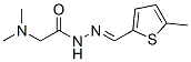 Glycine, N,N-dimethyl-, [(5-methyl-2-thienyl)methylene]hydrazide (9CI) Struktur