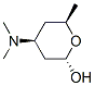 2H-Pyran-2-ol,4-(dimethylamino)tetrahydro-6-methyl-,[2S-(2alpha,4beta,6beta)]-(9CI) Struktur