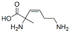 3-Hexenoicacid,2,6-diamino-2-methyl-,(3Z)-(9CI) Struktur