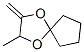 1,4-Dioxaspiro[4.4]nonane,  2-methyl-3-methylene- Struktur