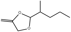 1,3-Dioxolane,  2-(1-methylbutyl)-4-methylene- Struktur