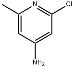 2-CHLORO-6-METHYLPYRIDIN-4-AMINE Struktur