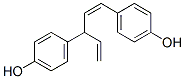 4-[(1Z)-1-(4-hydroxyphenyl)penta-1,4-dien-3-yl]phenol Struktur