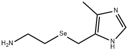 Ethanamine, 2-[[(5-methyl-1H-imidazol-4-yl)methyl]seleno]- (9CI) Struktur