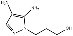 1H-Pyrazole-1-propanol,  4,5-diamino- Struktur