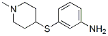 Benzenamine, 3-[(1-methyl-4-piperidinyl)thio]- (9CI) Struktur