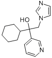 1-CYCLOHEXYL-2-(1H-IMIDAZOL-1-YL)-1-(3-PYRIDINYL)ETHANOL Struktur