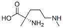 Ornithine, N5,2-dimethyl- (9CI) Struktur