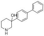 3-[1,1'-BIPHENYL]-4-YL-3-PIPERIDINOL Struktur