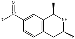 Isoquinoline, 1,2,3,4-tetrahydro-1,3-dimethyl-7-nitro-, (1R,3R)- (9CI) Struktur