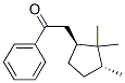 Ethanone, 1-phenyl-2-[(1S,3R)-2,2,3-trimethylcyclopentyl]- (9CI) Struktur