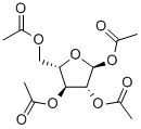 1,2,3,5-TETRA-O-ACETYL-ALPHA-L-ARABINOF& Struktur