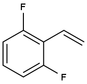 2-ethenyl-1,3-difluorobenzene Struktur