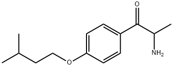 1-Propanone,  2-amino-1-[4-(3-methylbutoxy)phenyl]- Struktur