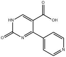 2-HYDROXY-4-(4-PYRIDINYL)-5-PYRIMIDINECARBOXYLIC ACID HYDRATE Struktur