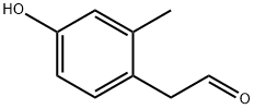 Benzeneacetaldehyde, 4-hydroxy-2-methyl- (9CI) Struktur