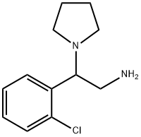 2-(2-CHLORO-PHENYL)-2-PYRROLIDIN-1-YL-ETHYLAMINE Struktur