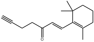 1-Hepten-6-yn-3-one,1-(2,6,6-trimethyl-1-cyclohexen-1-yl)-,(1E)-(9CI) Struktur