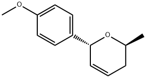 2H-Pyran,3,6-dihydro-6-(4-methoxyphenyl)-2-methyl-,(2S,6R)-(9CI) Struktur