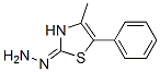 2(3H)-Thiazolone,4-methyl-5-phenyl-,hydrazone(9CI) Struktur