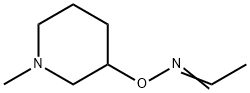 Acetaldehyde, O-(1-methyl-3-piperidinyl)oxime (9CI) Struktur