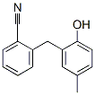 Benzonitrile, 2-[(2-hydroxy-5-methylphenyl)methyl]- (9CI) Struktur