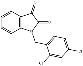 1-(2,4-DICHLOROBENZYL)-1H-INDOLE-2,3-DIONE Struktur