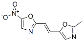 Oxazole, 2-methyl-5-[2-(5-nitro-2-oxazolyl)ethenyl]- (9CI) Struktur