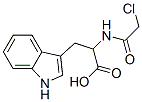 N-(2-Chloroacetyl)-DL-tryptophane Struktur