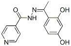 N'-[1-(2,4-Dihydroxyphenyl)ethylidene]-4-pyridinecarbohydrazide Struktur