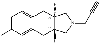 1H-Benz[f]isoindole,2,3,3a,4,9,9a-hexahydro-6-methyl-2-(2-propynyl)-,trans-(9CI) Struktur