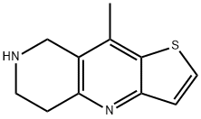 Thieno[3,2-b][1,6]naphthyridine, 5,6,7,8-tetrahydro-9-methyl- (9CI) Struktur