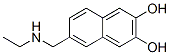 2,3-Naphthalenediol, 6-[(ethylamino)methyl]- (9CI) Struktur