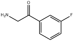 Ethanone, 2-amino-1-(3-fluorophenyl)- (9CI) Struktur