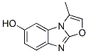 Oxazolo[3,2-a]benzimidazol-6-ol, 3-methyl- (9CI) Struktur