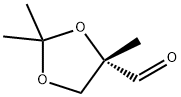 1,3-Dioxolane-4-carboxaldehyde, 2,2,4-trimethyl-, (4S)- (9CI) Struktur