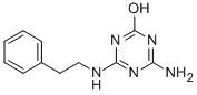 4-AMINO-6-PHENETHYLAMINO-[1,3,5]TRIAZIN-2-OL Struktur