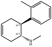 3-Cyclohexen-1-amine,N-methyl-6-(2-methylphenyl)-,trans-(9CI) Struktur