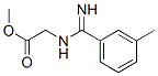 Glycine, N-[imino(3-methylphenyl)methyl]-, methyl ester (9CI) Struktur