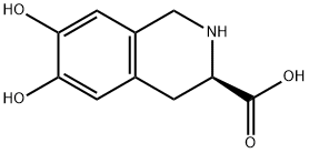 3-Isoquinolinecarboxylicacid,1,2,3,4-tetrahydro-6,7-dihydroxy-,(3R)-(9CI) Struktur